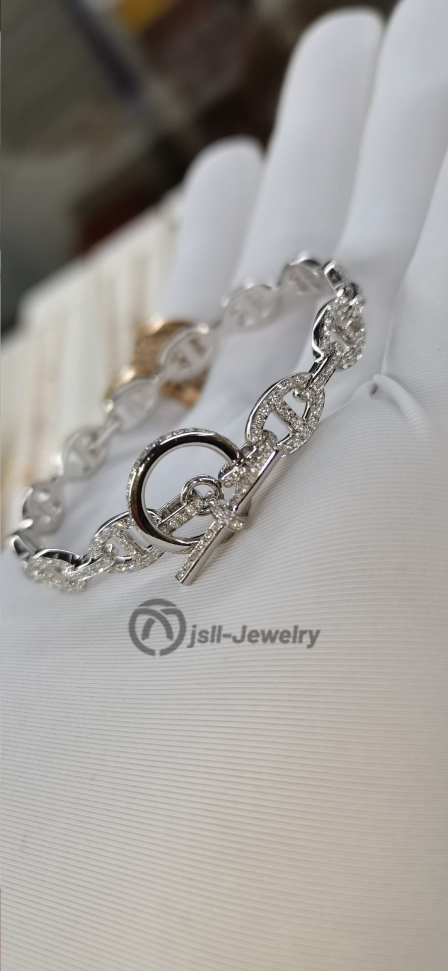 Jsll-Jewelry | Pig nose diamond bracelet