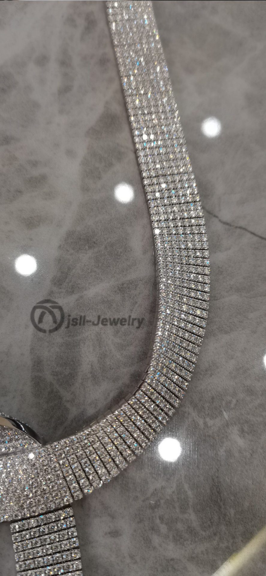 Jsll-Jewelry | luxury heavy gold star square diamond necklace