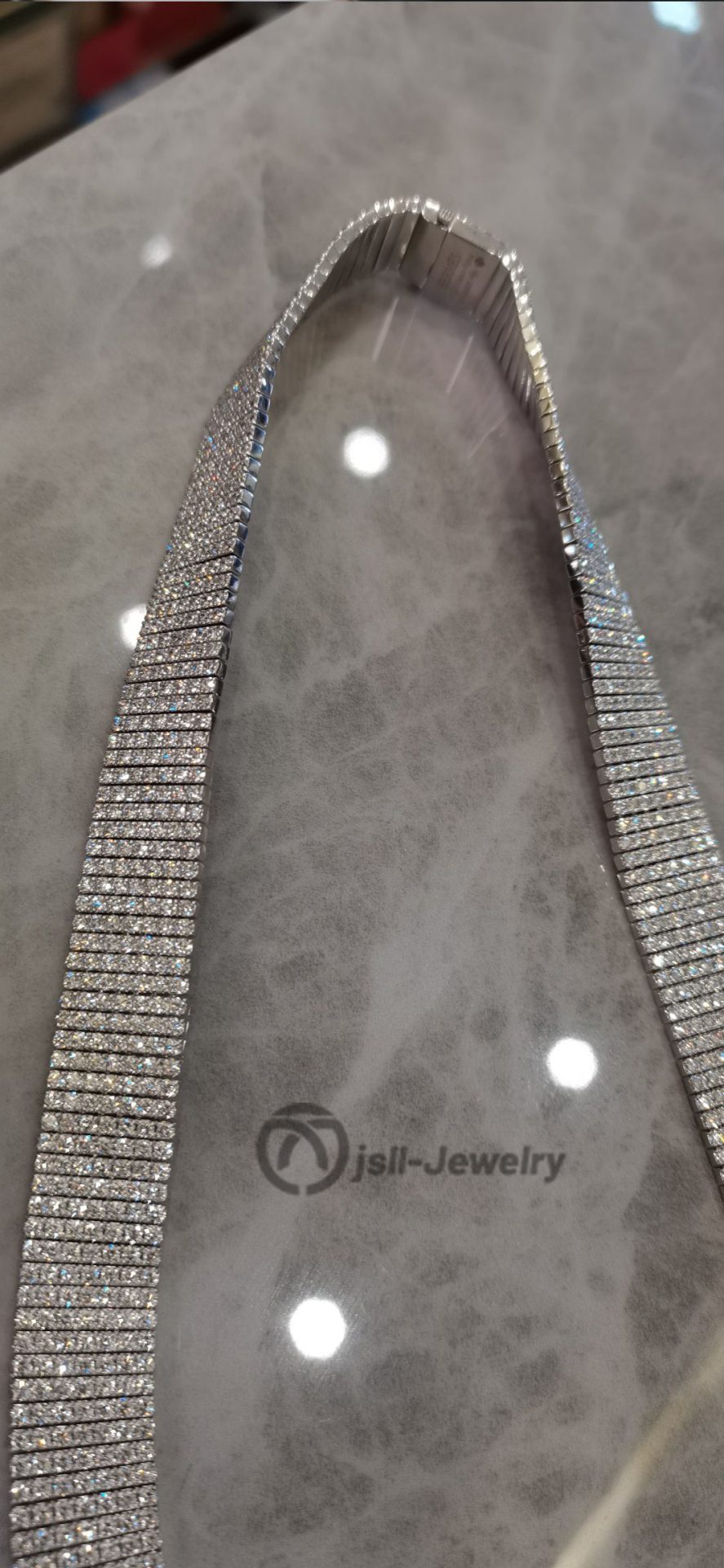 Jsll-Jewelry | luxury heavy gold star square diamond necklace