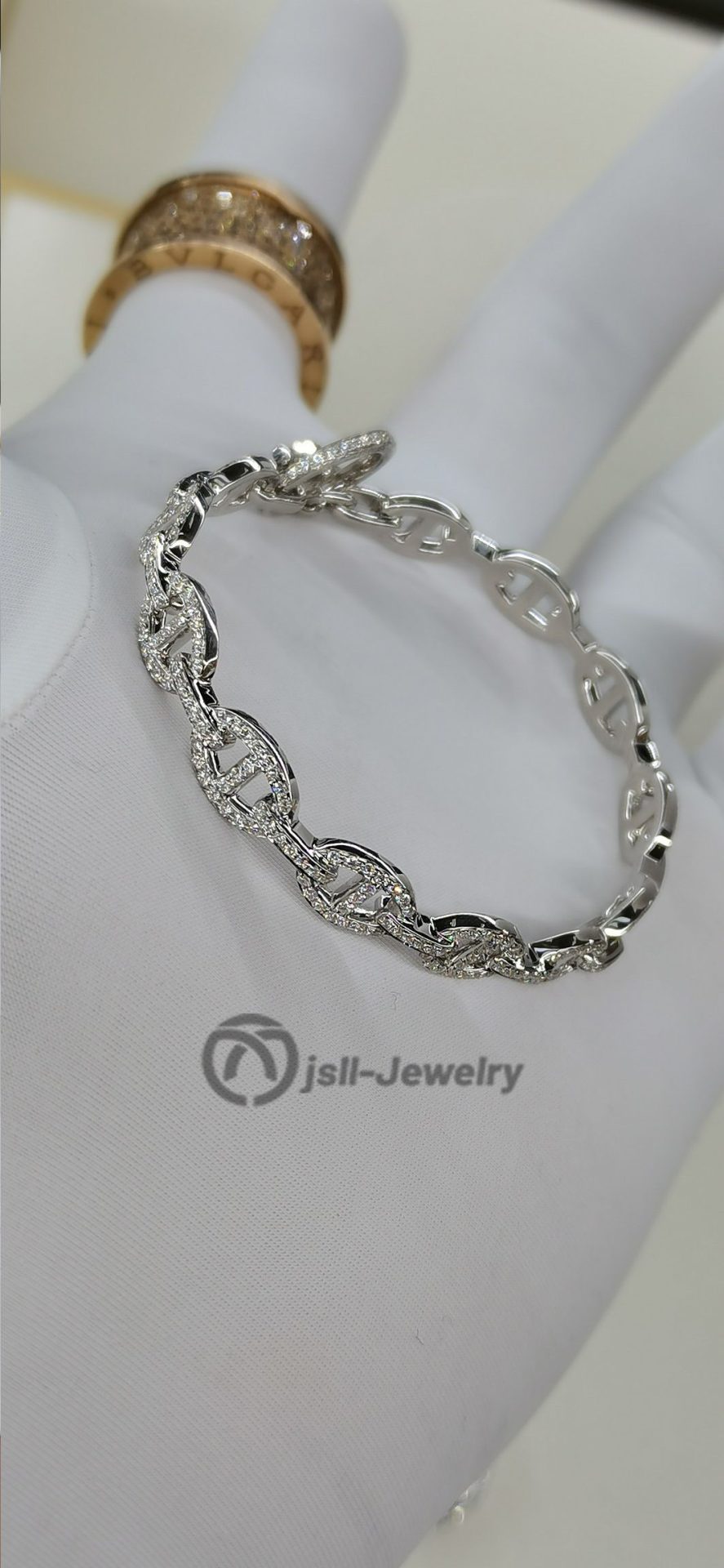 Jsll-Jewelry | Pig nose diamond bracelet