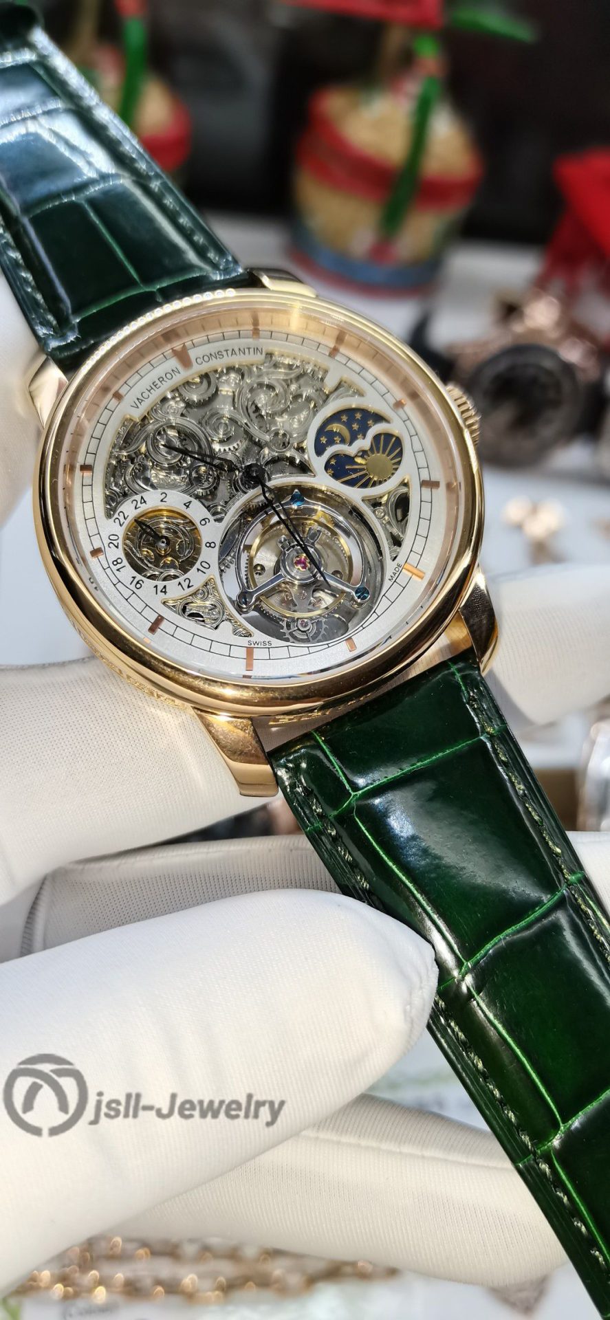 Jsll-Jewelry | Different time zone Tourbillon Watch (gold plated)