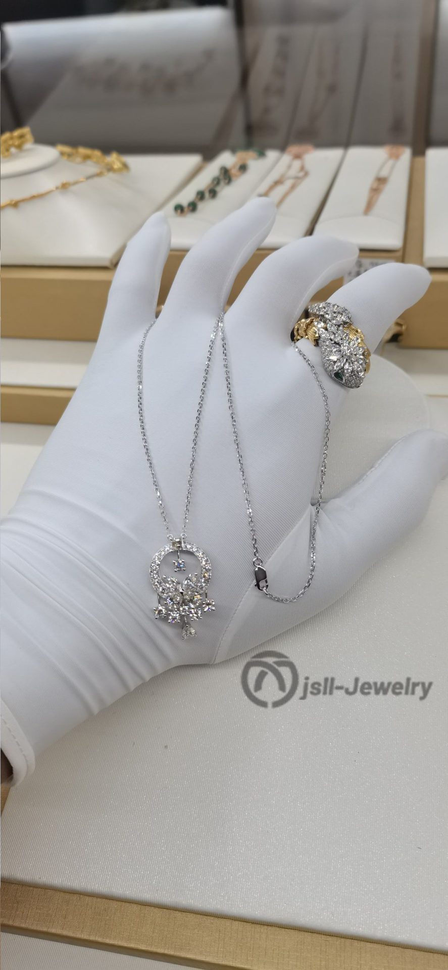 Jsll-Jewelry | 18K white gold with diamonds