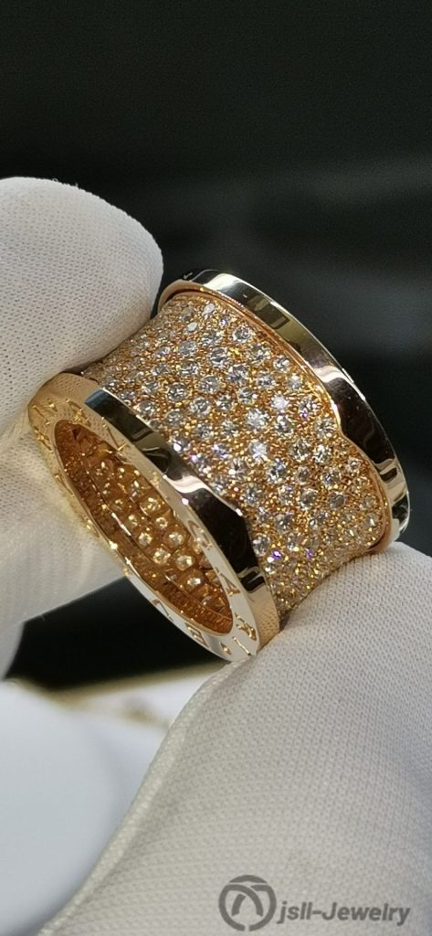 Jsll-Jewelry | Special custom, extra wide and heavy gold diamond ring