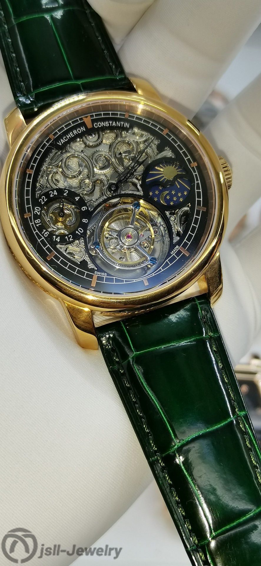 Jsll-Jewelry | Different time zone Tourbillon Watch (gold plated)