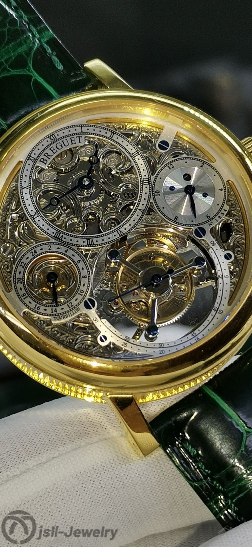 Jsll-Jewelry | Hollow tourbillon Watch (gold plated)