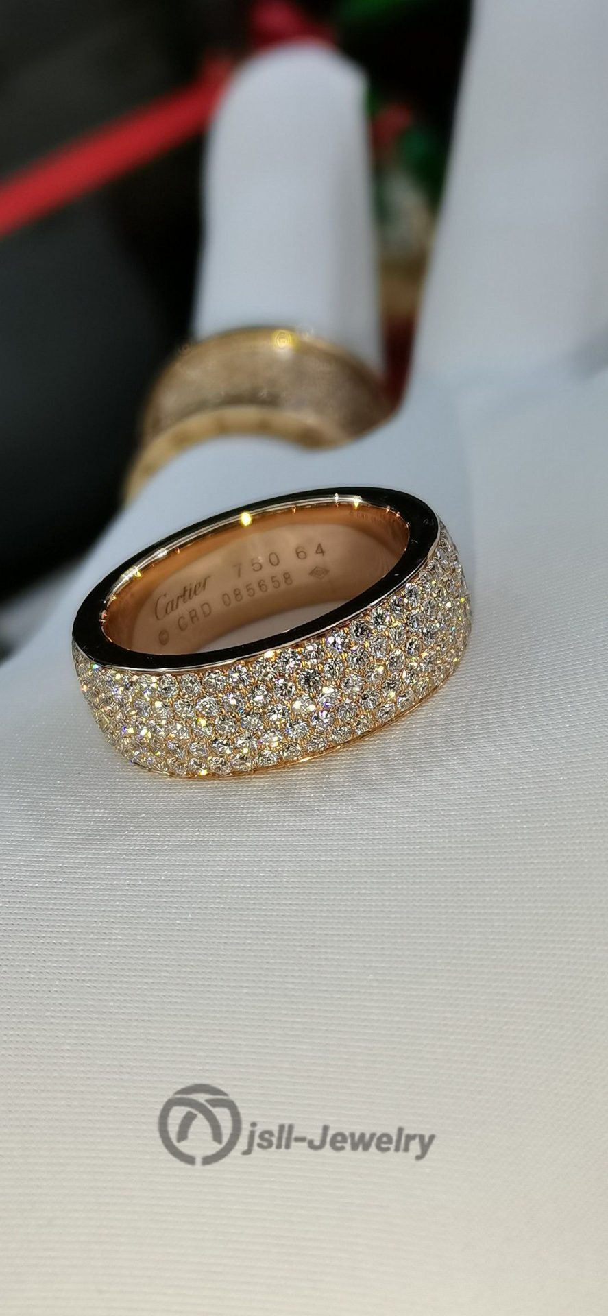 Jsll-Jewelry | 18K rose gold ring with diamond