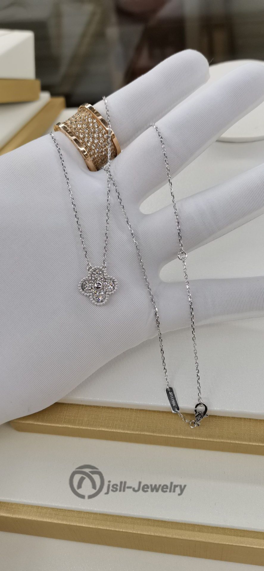 Jsll-Jewelry | Lucky four-leaf clover necklace