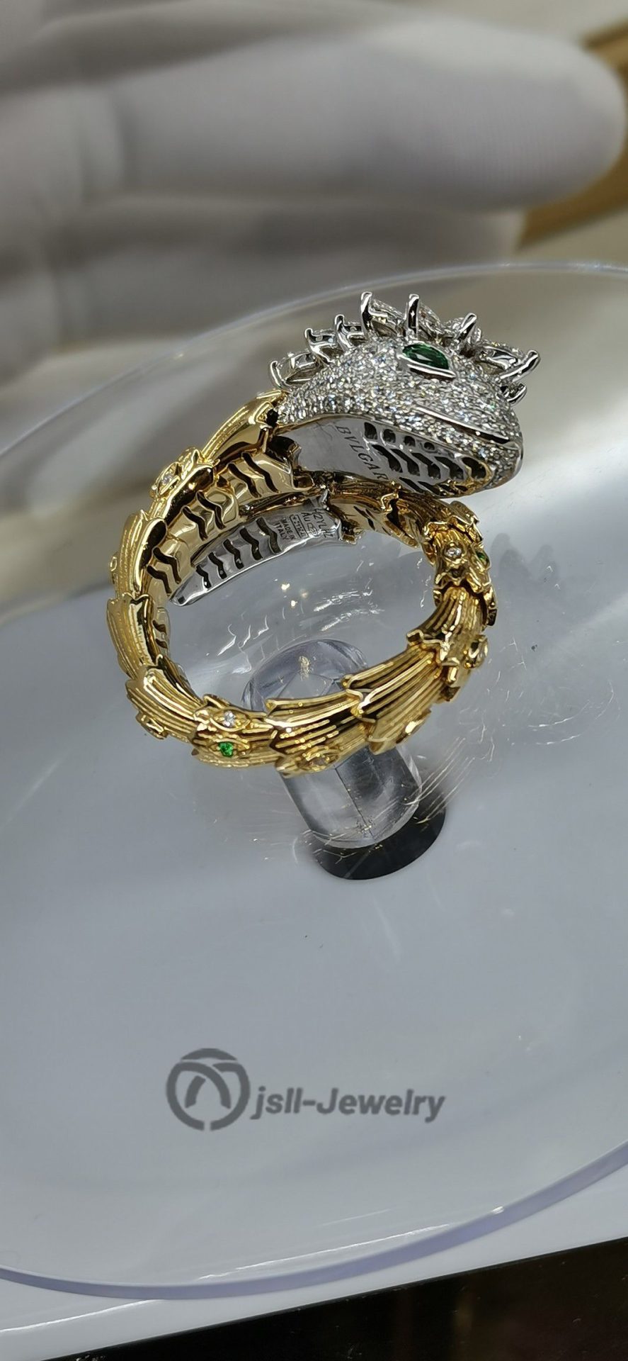 Jsll-Jewelry | Luxury heavy gold rattlesnake ring