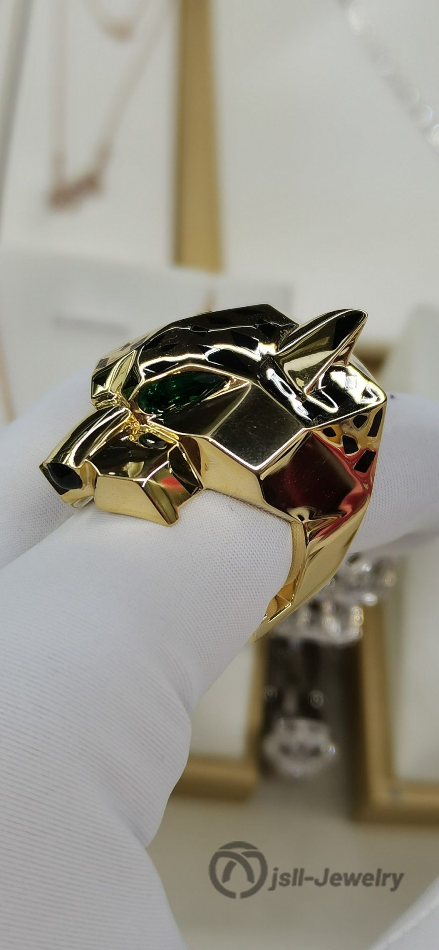 Jsll-Jewelry | Luxury oversized leopard head ring