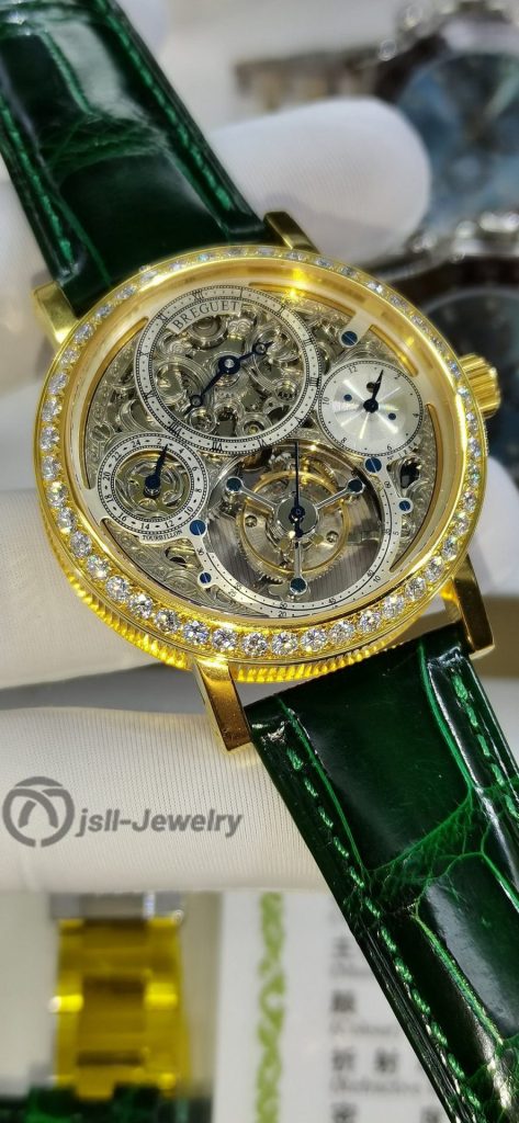 Jsll-Jewelry | Double Hollow manual Tourbillon Watch (Gold plated)