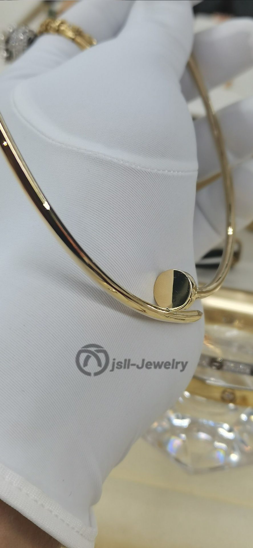 Jsll-Jewelry | 18K gold, iron collar