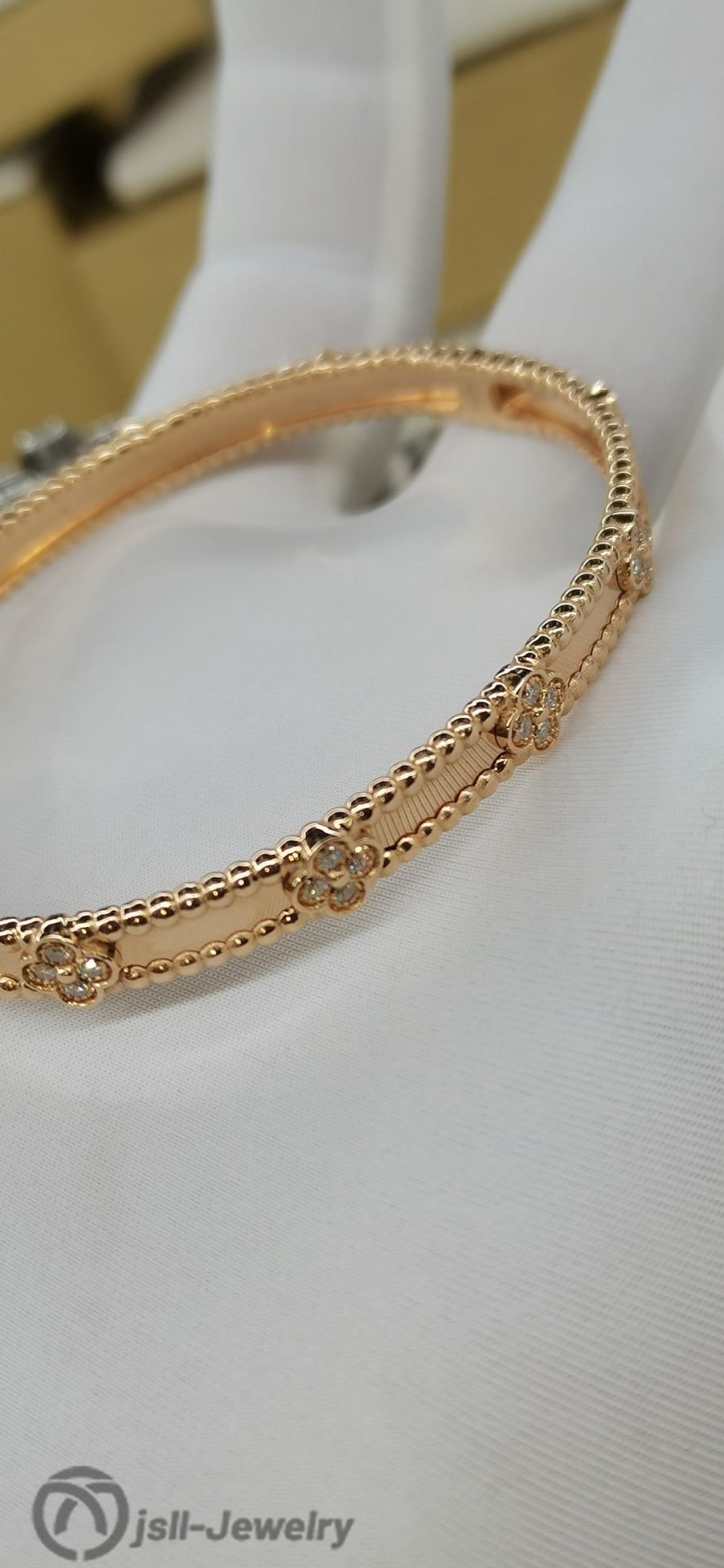 Jsll-Jewelry | 18-karat rose gold bracelet with all flowers and stars