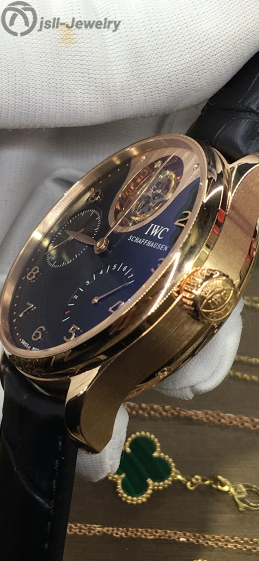 Jsll-Jewelry | Portugal Automatic Tourbillon Watch (Gold plated)