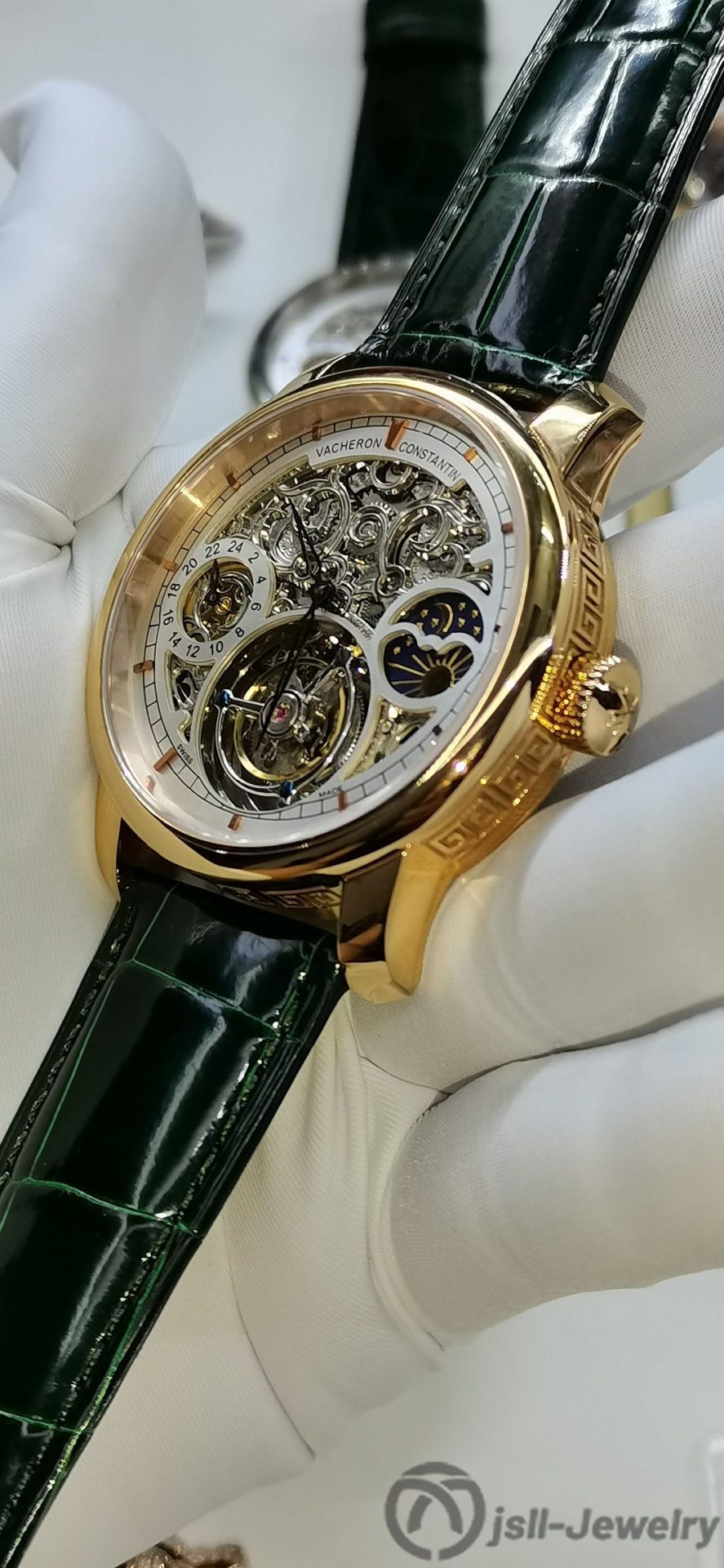 Jsll-Jewelry | Different time zone Tourbillon Watch (gold plated)