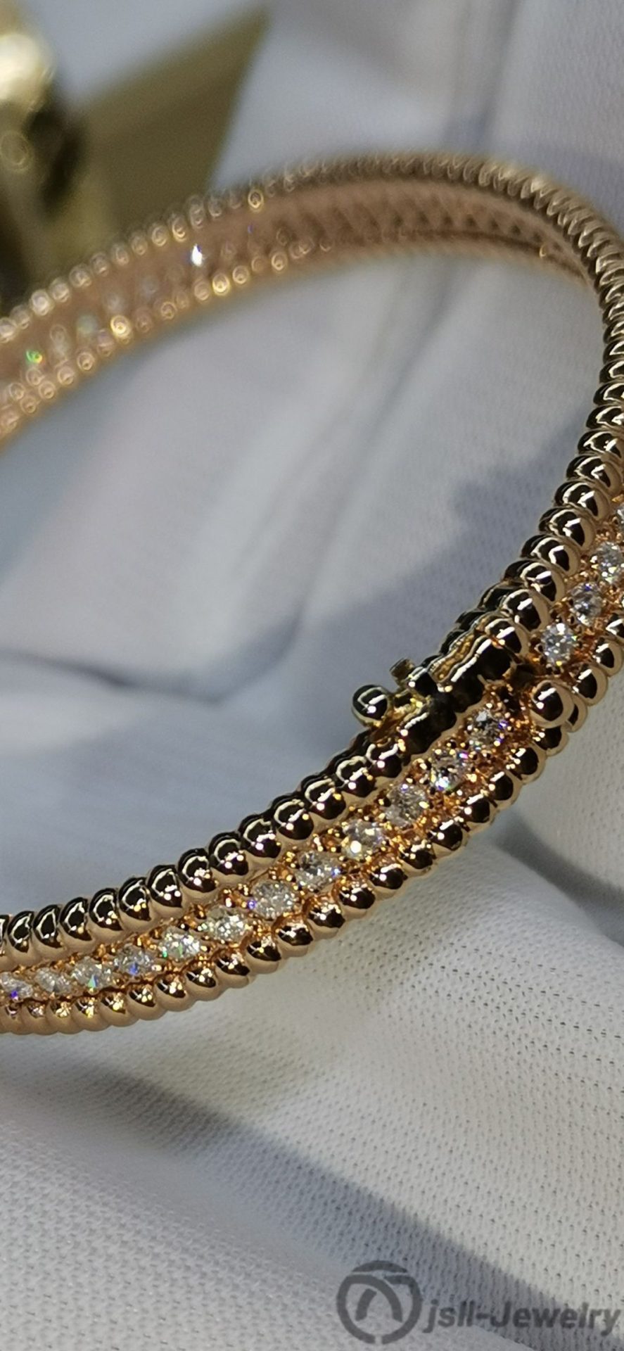 Jsll-Jewelry | 18K gold diamond bracelet Classic bracelet