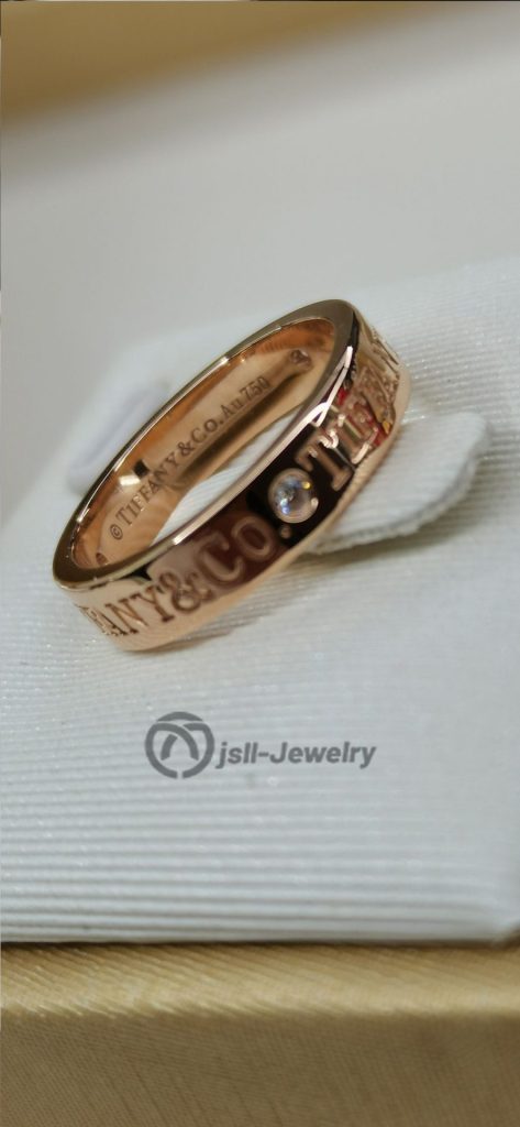 Jsll-Jewelry | 18K rose gold Classic LOGO diamond ring