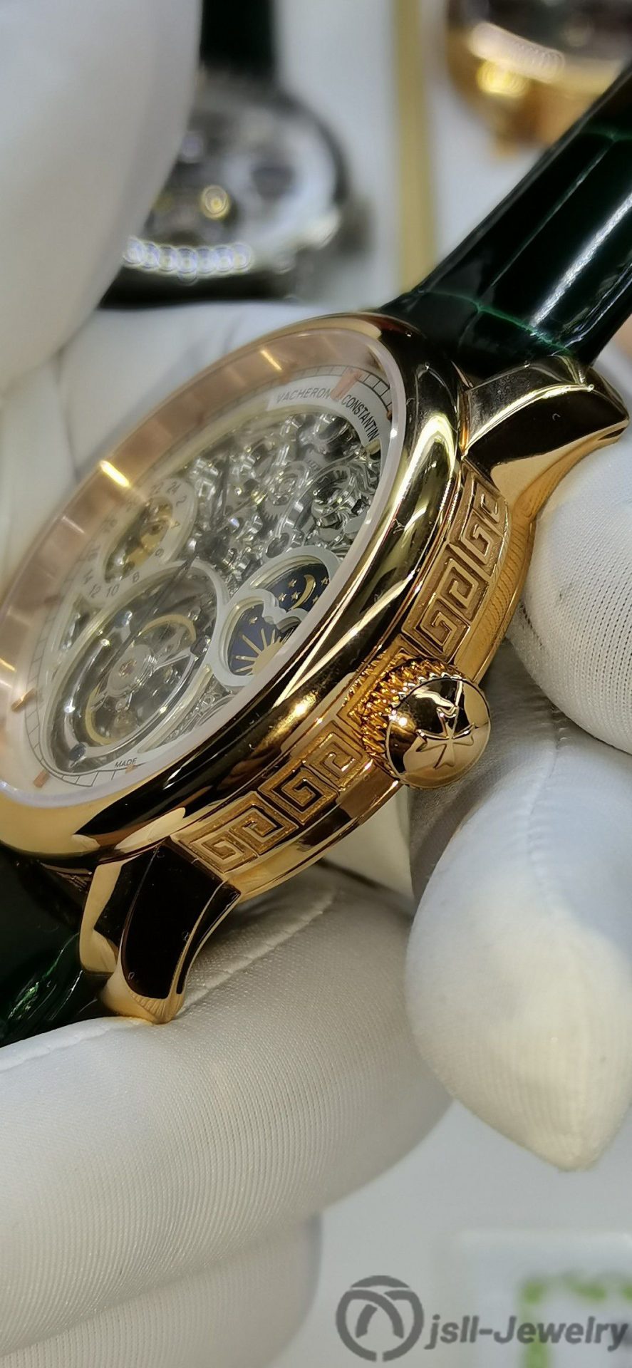 Jsll-Jewelry | Different time zone Tourbillon Watch (gold plated)