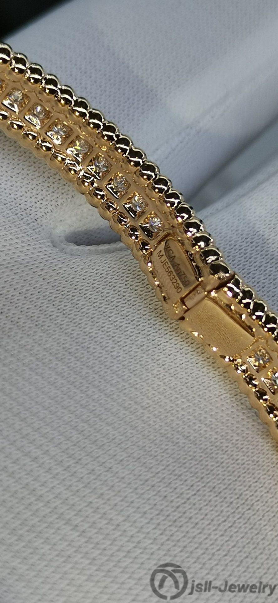 Jsll-Jewelry | 18K gold diamond bracelet Classic bracelet