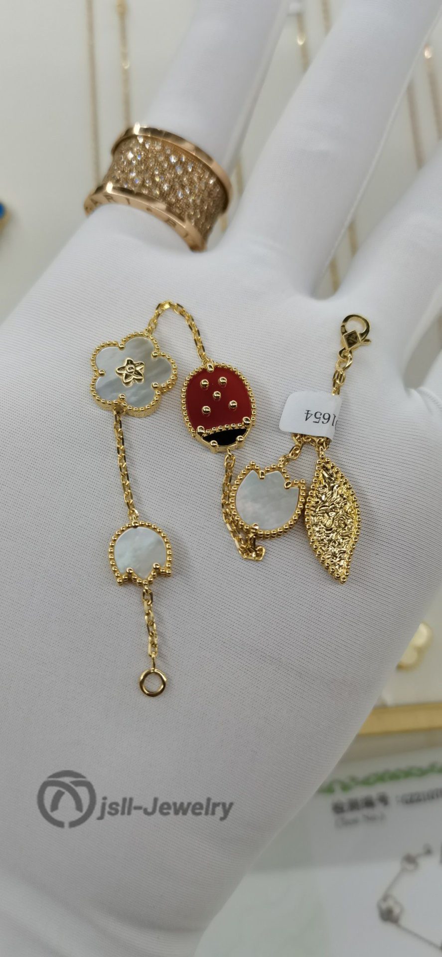 Jsll-Jewelry | 18K gold, Beetle bracelet