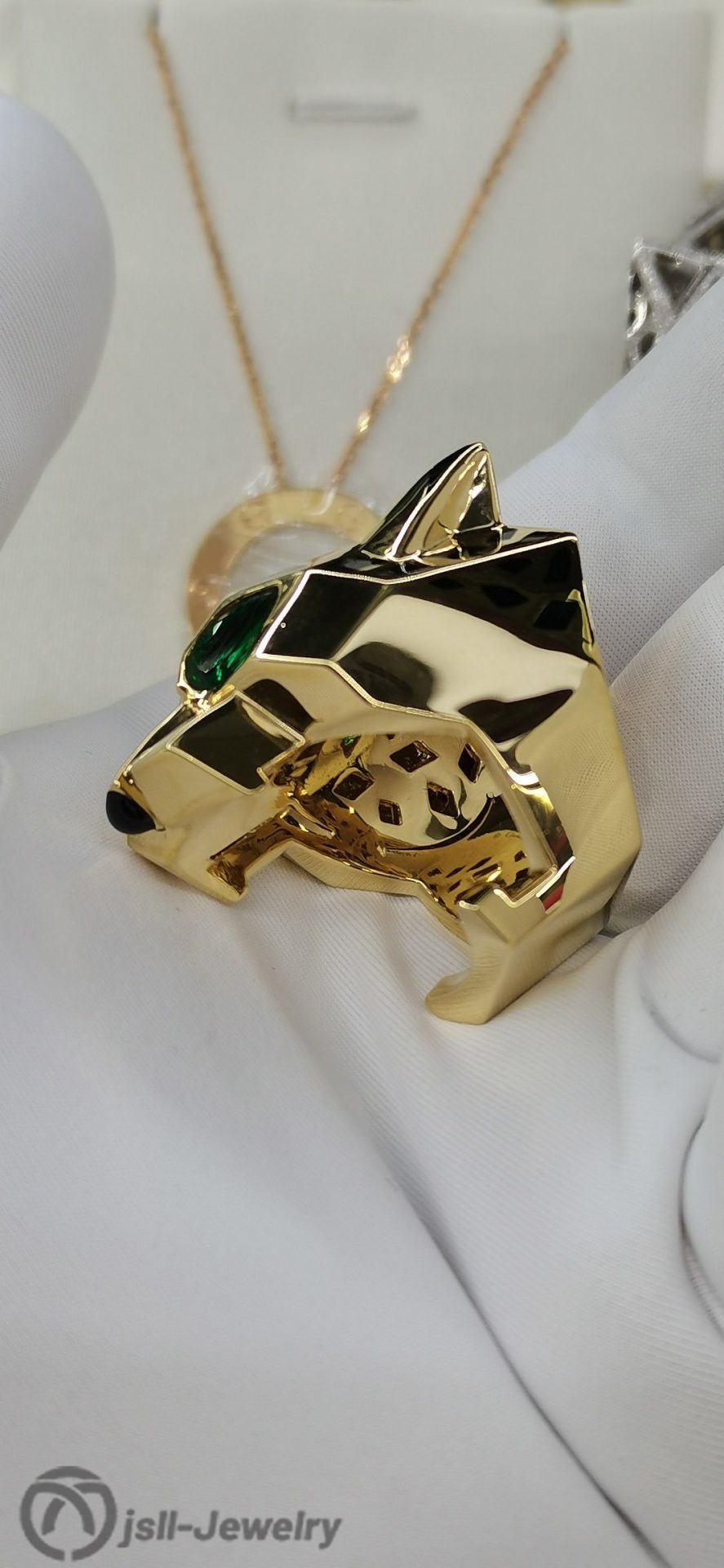 Jsll-Jewelry | Luxury oversized leopard head ring