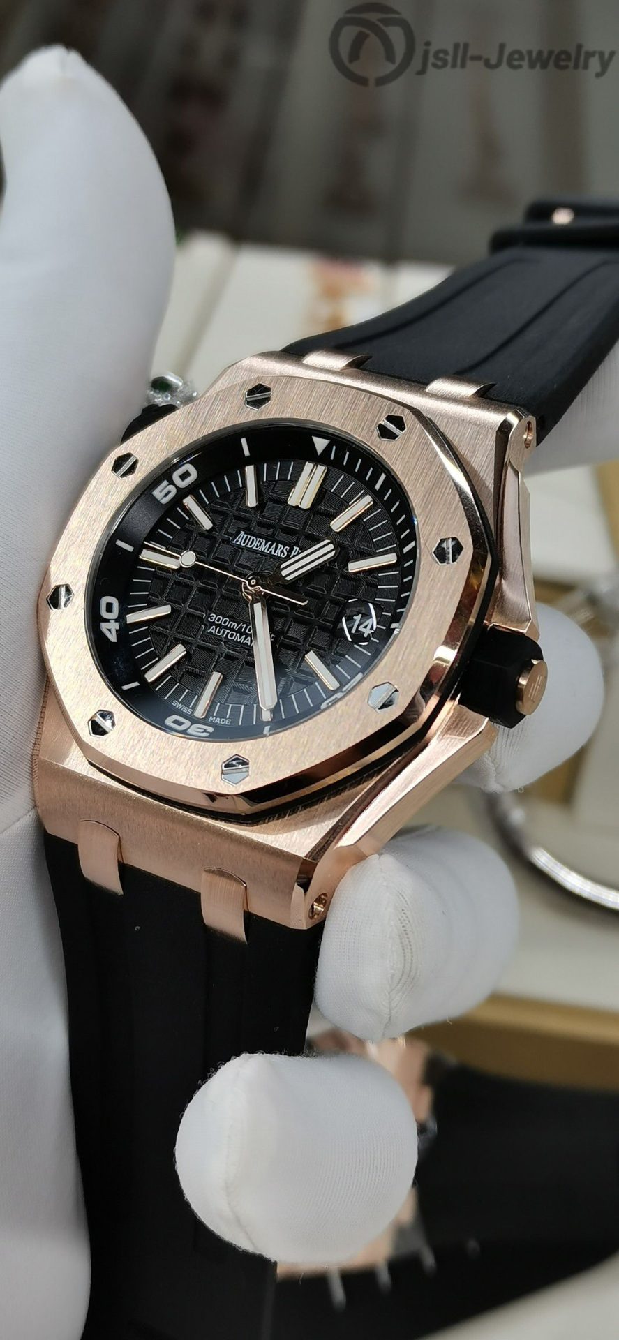 Jsll-Jewelry | Classic Rose Gold, Automatic Mechanical watch (Gold plated)