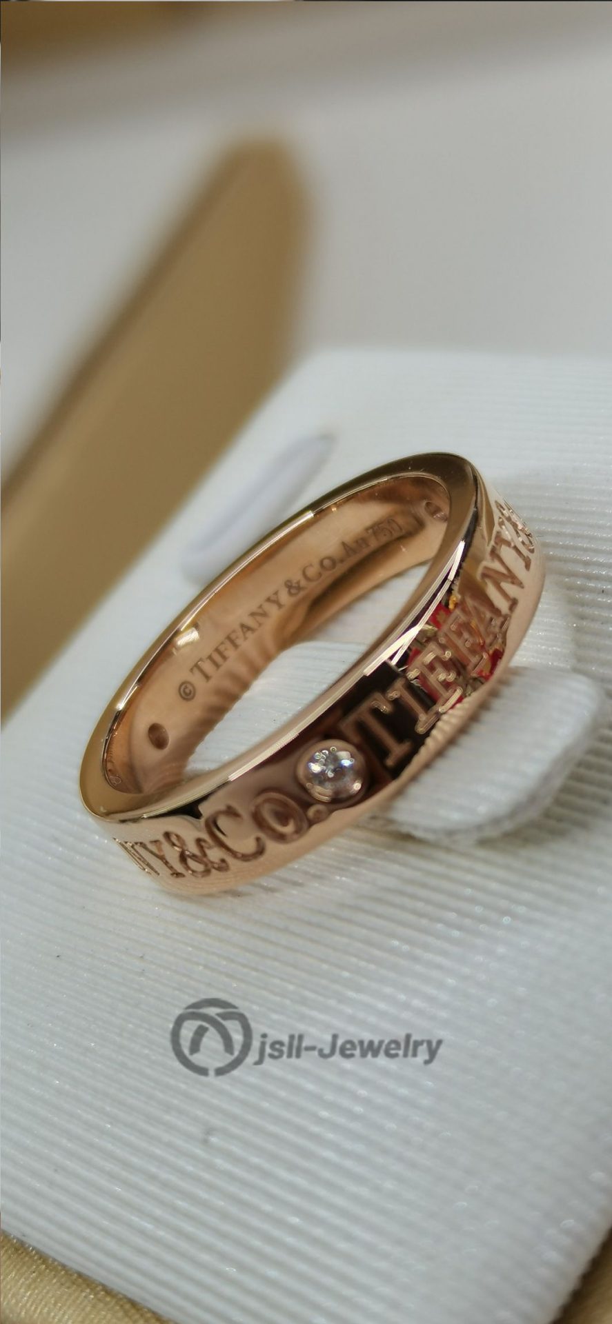 Jsll-Jewelry | 18K rose gold Classic LOGO diamond ring