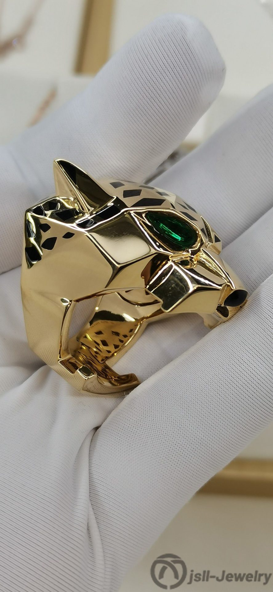 Jsll-Jewelry | Luxury oversized leopard head ring