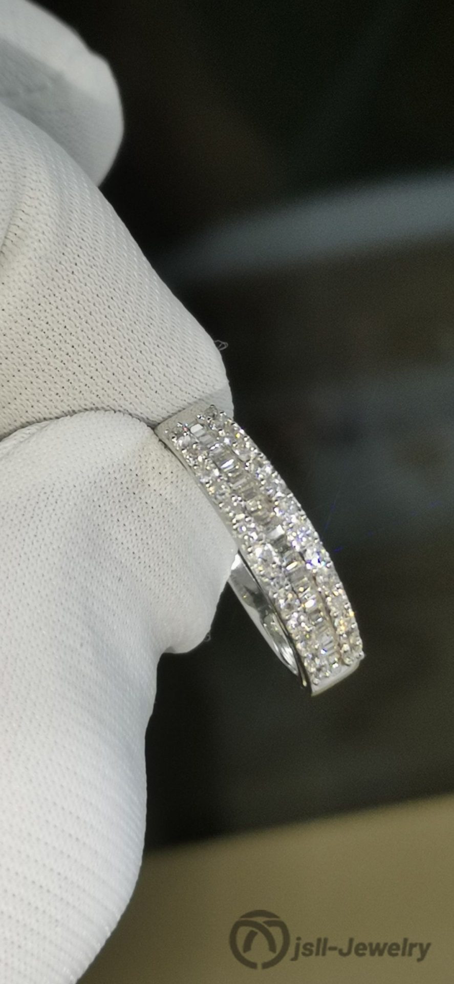 Jsll-Jewelry | 18K diamond ring in white gold