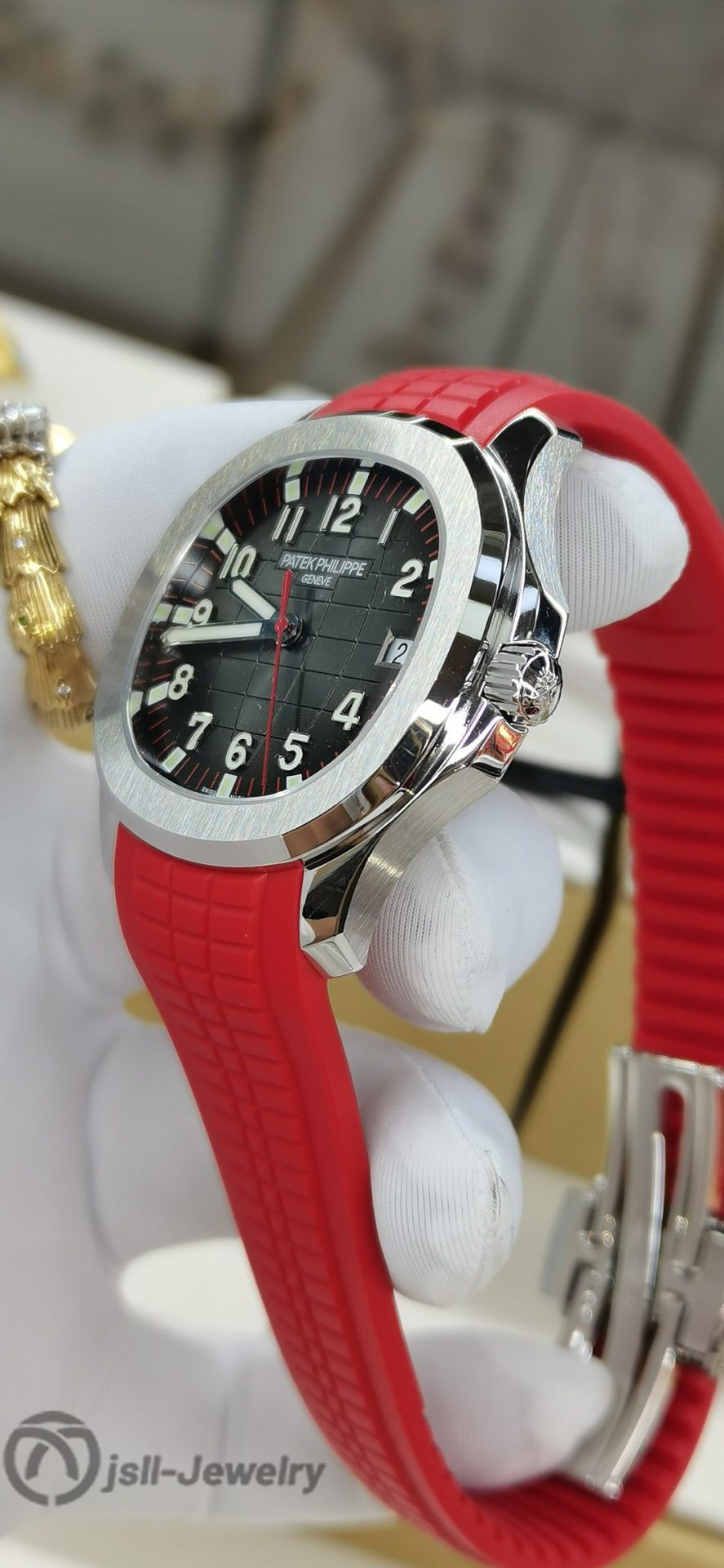 Jsll-Jewelry | Ferrari Red Storm Grenade Watch (gold plated)