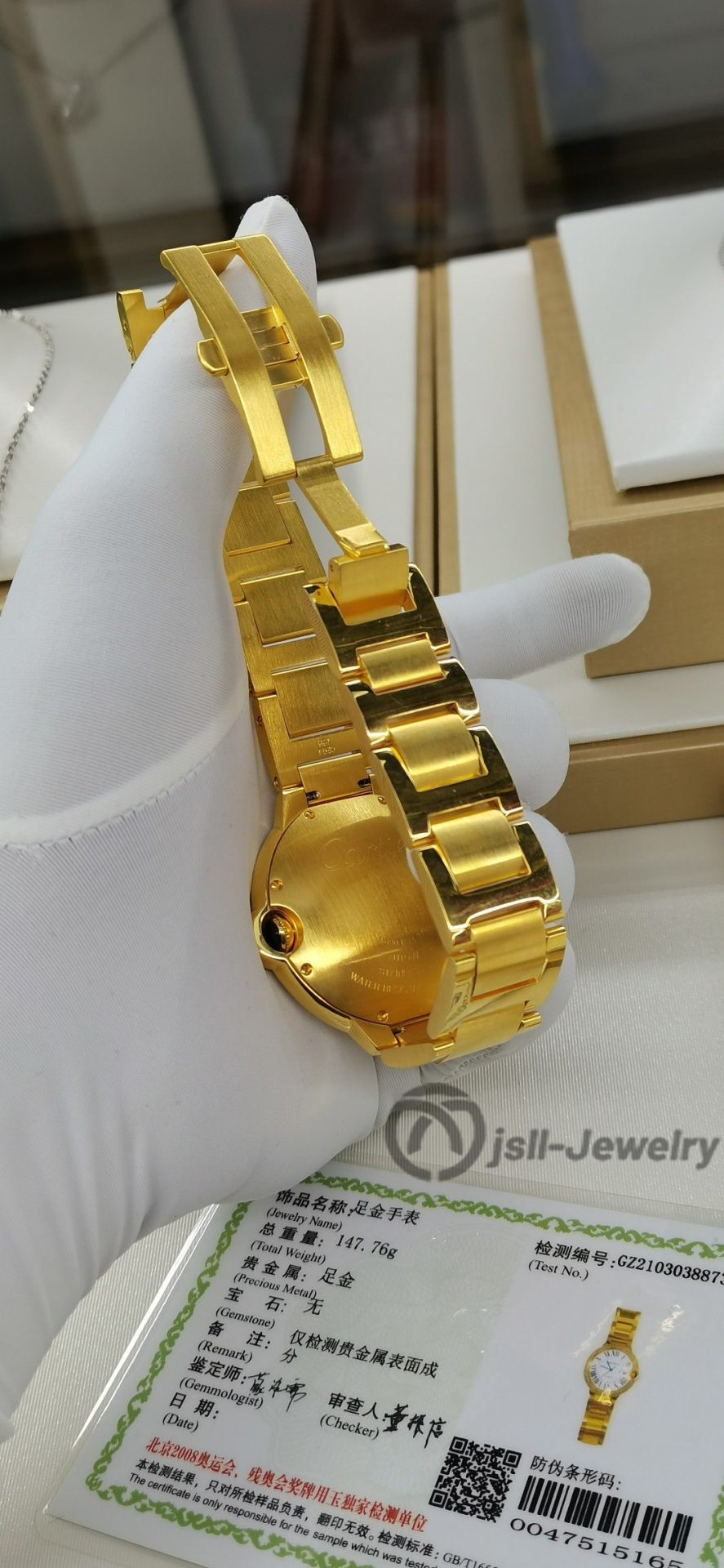 Jsll-Jewelry | Swiss New machine automatic mechanical watch (gold plated)