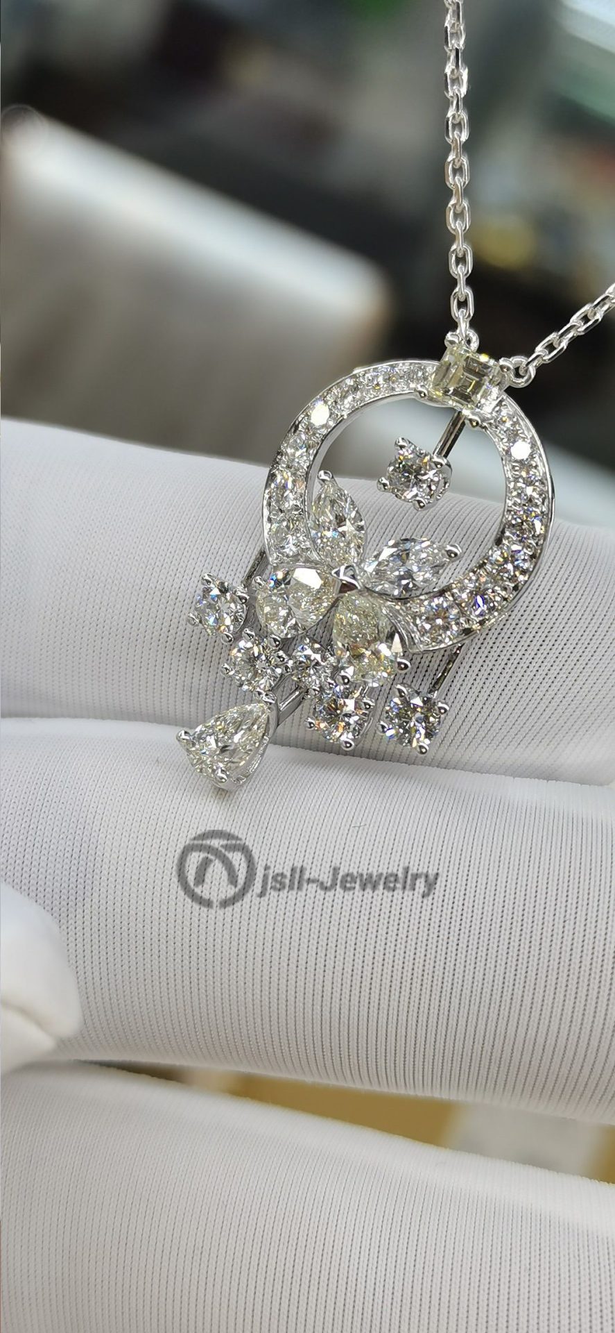 Jsll-Jewelry | 18K white gold with diamonds