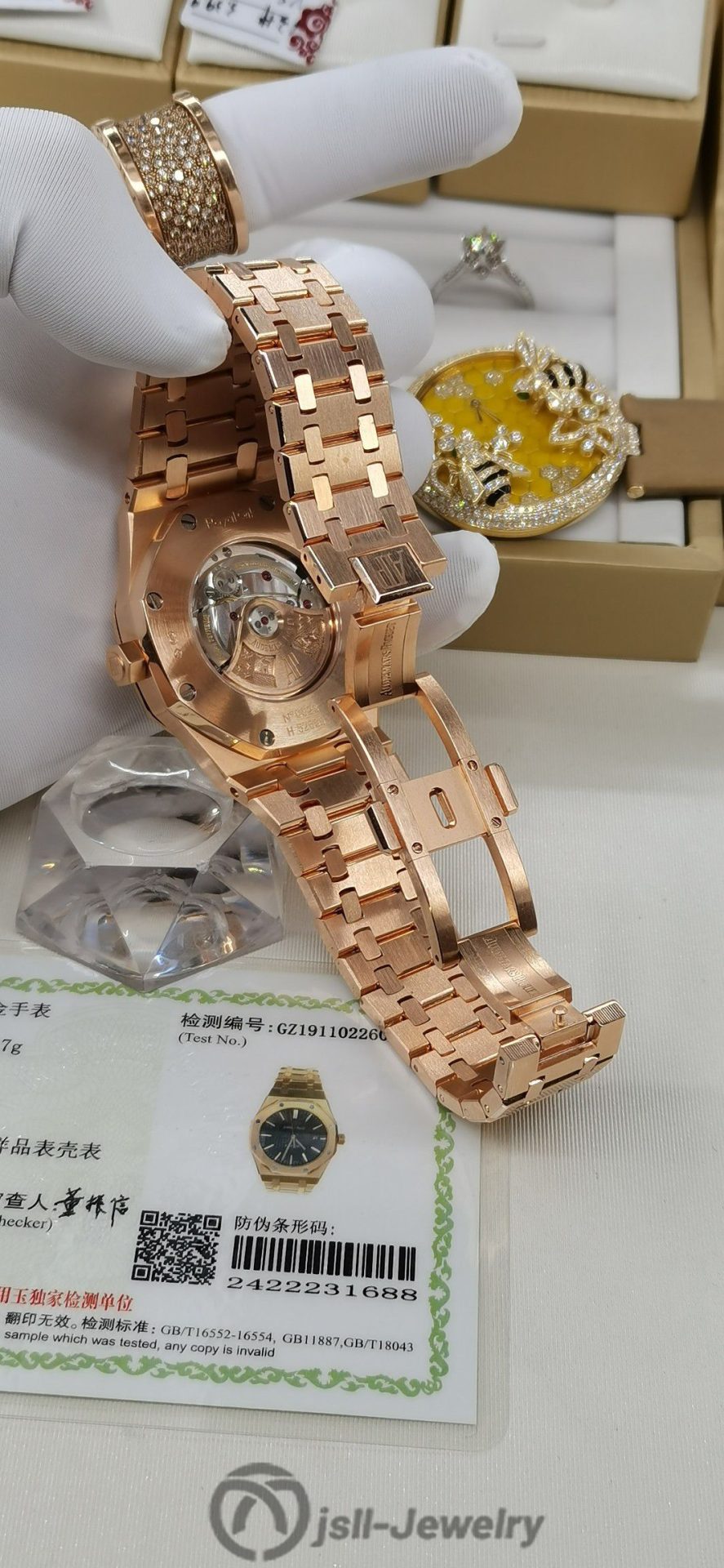 Jsll-Jewelry | 18K Rose Gold, Classic watch (Gold plated)