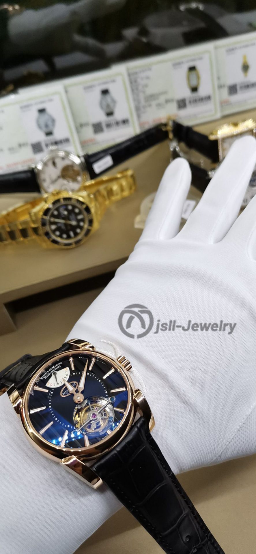 Jsll-Jewelry | Manual Tourbillon Watch (Gold plated)