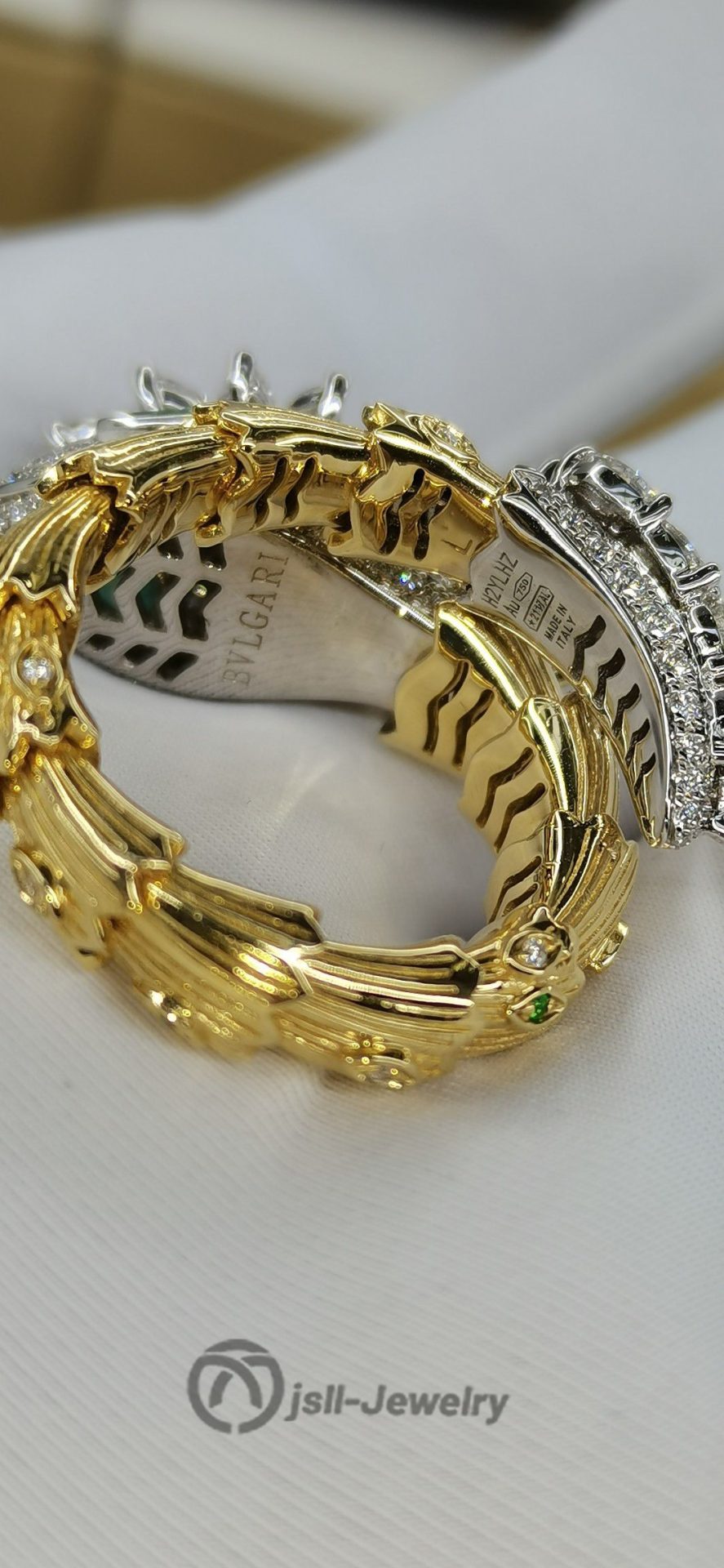 Jsll-Jewelry | Luxury heavy gold rattlesnake ring