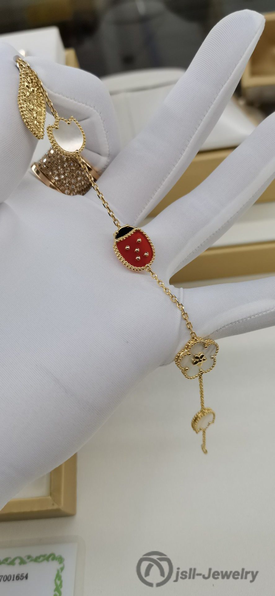 Jsll-Jewelry | 18K gold, Beetle bracelet