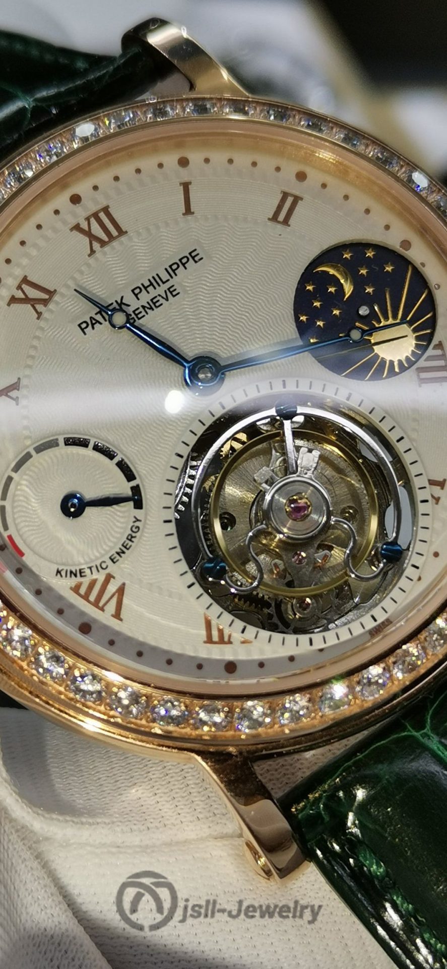 Jsll-Jewelry | Swiss EQ Engraved Movement Watch (Gold plated)