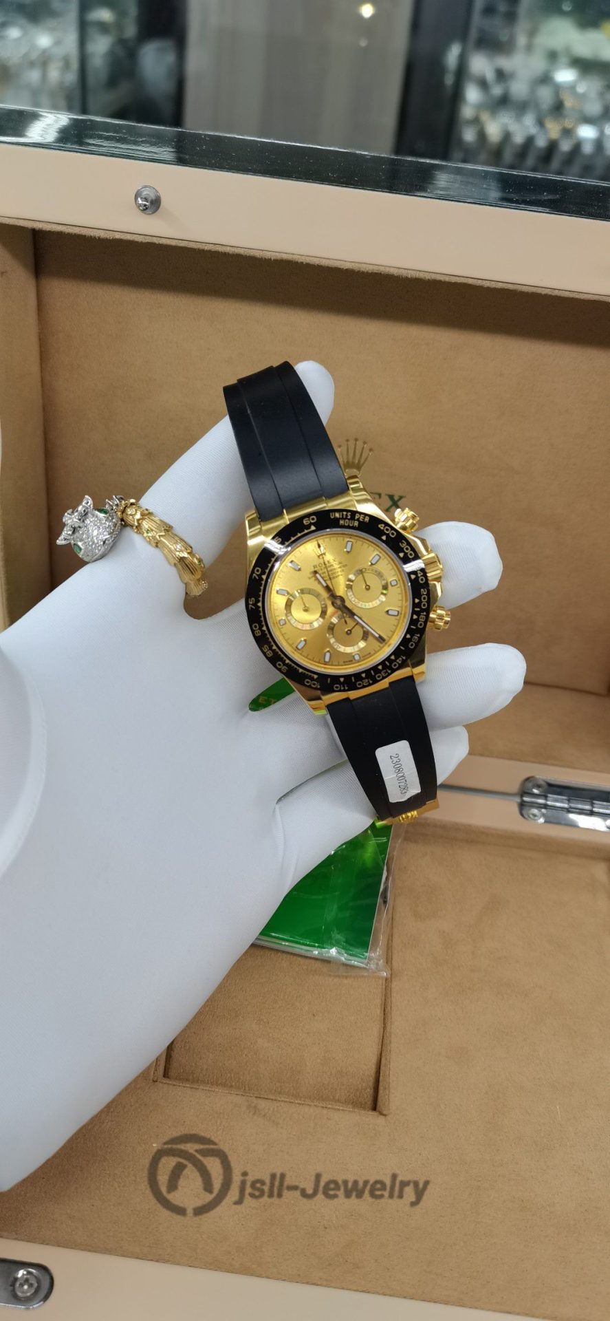 Jsll-Jewelry | Explosive Ditona, Gold Watch (gold plated)