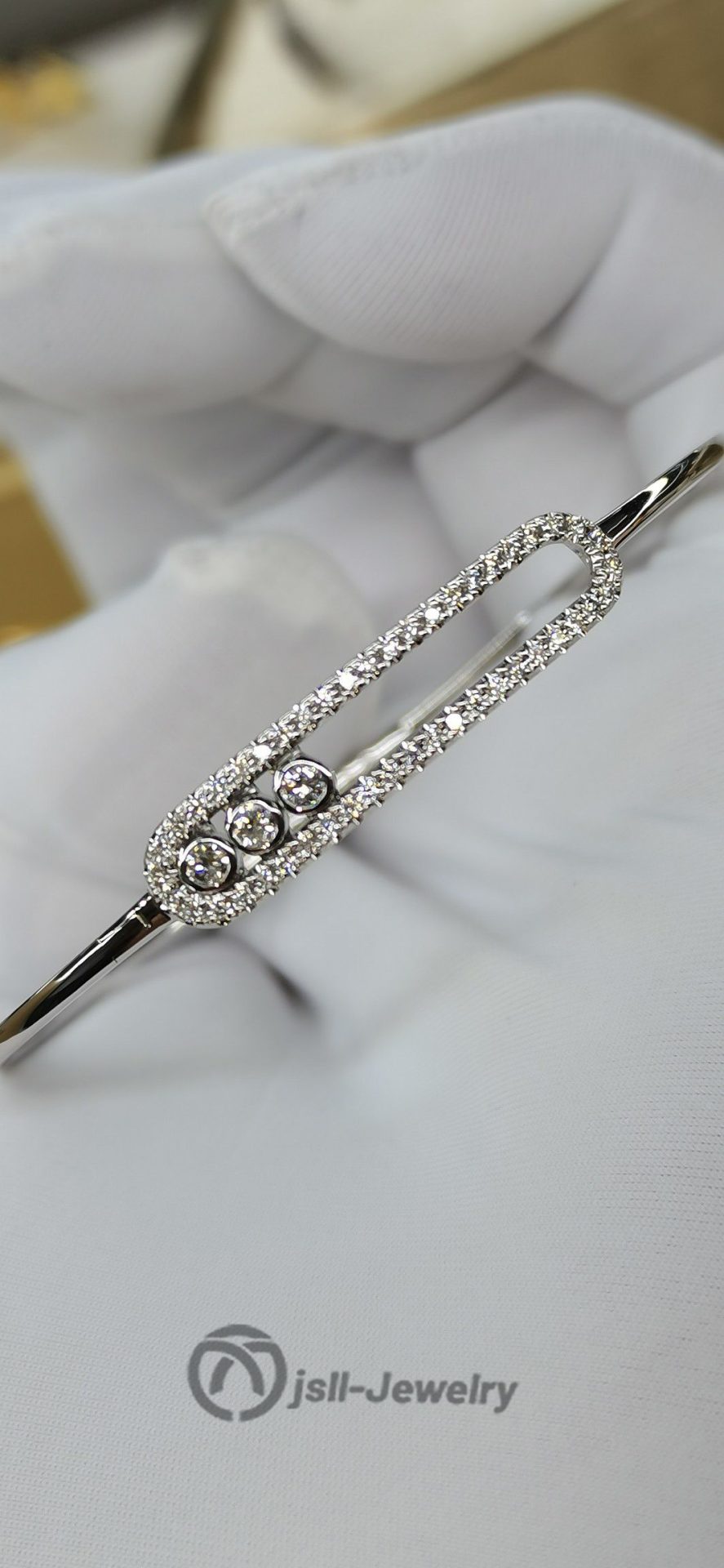 Jsll-Jewelry | 18K white gold with diamonds bracelet