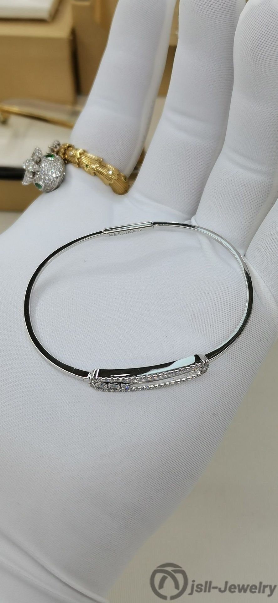 Jsll-Jewelry | 18K white gold with diamonds bracelet