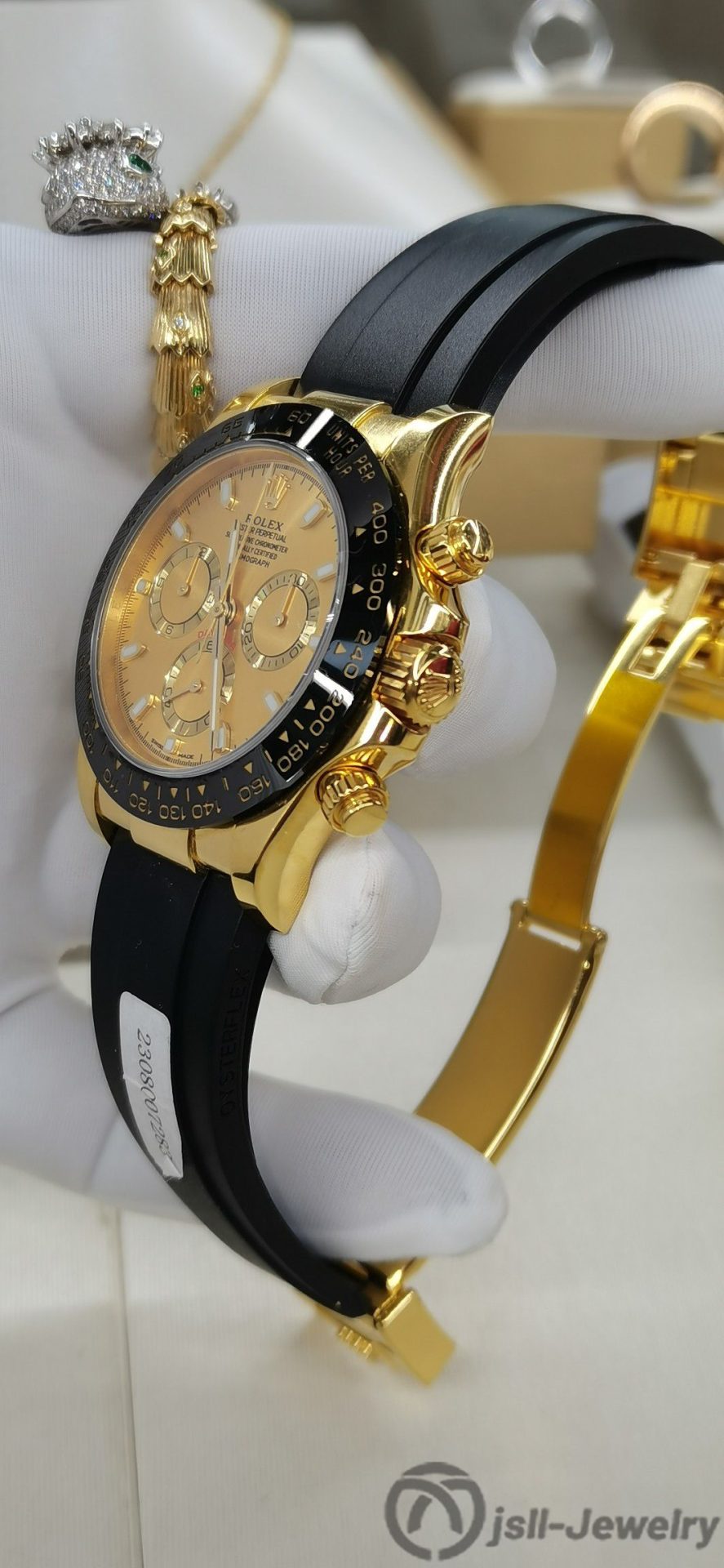 Jsll-Jewelry | Explosive Ditona, Gold Watch (gold plated)