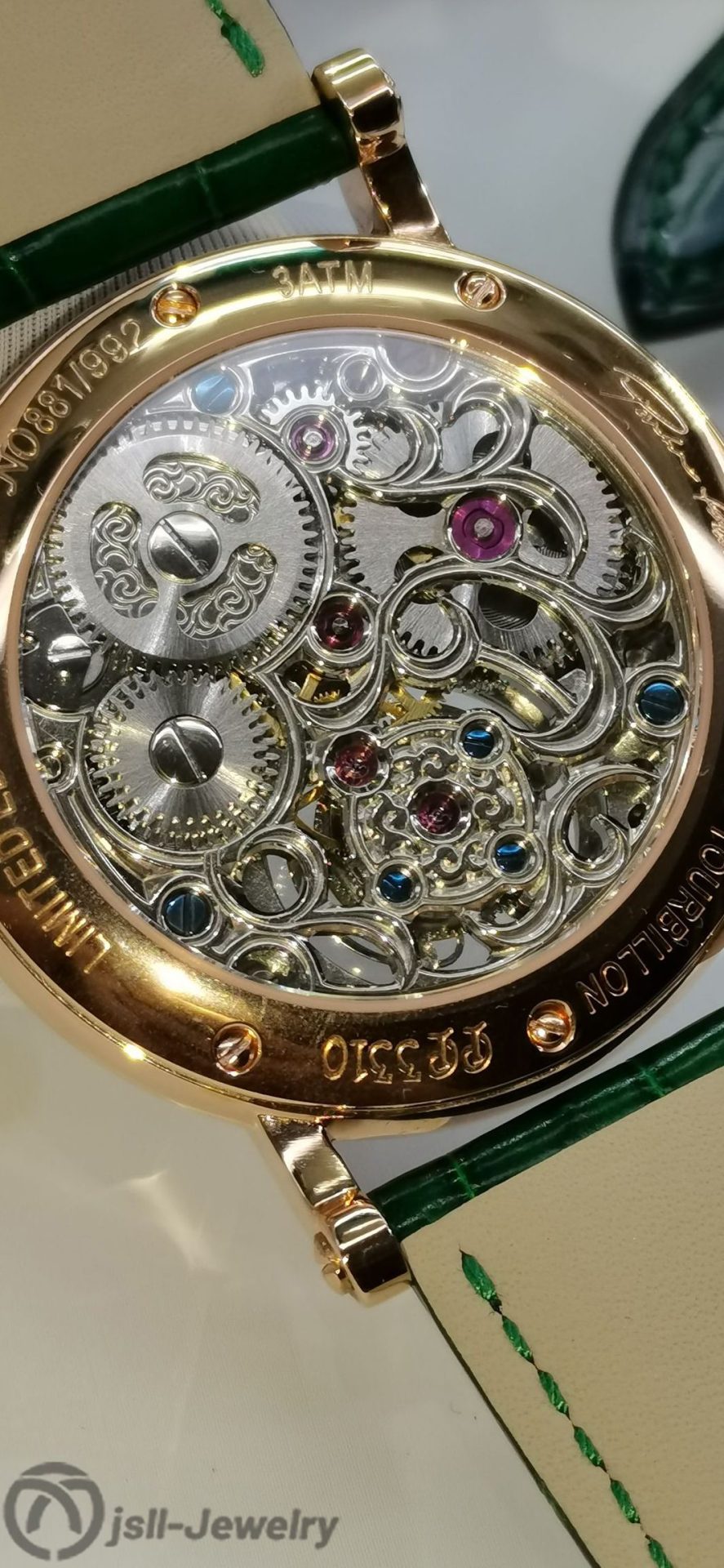 Jsll-Jewelry | Genuine tourbillon Hollow special carved movement watch (gold plated)