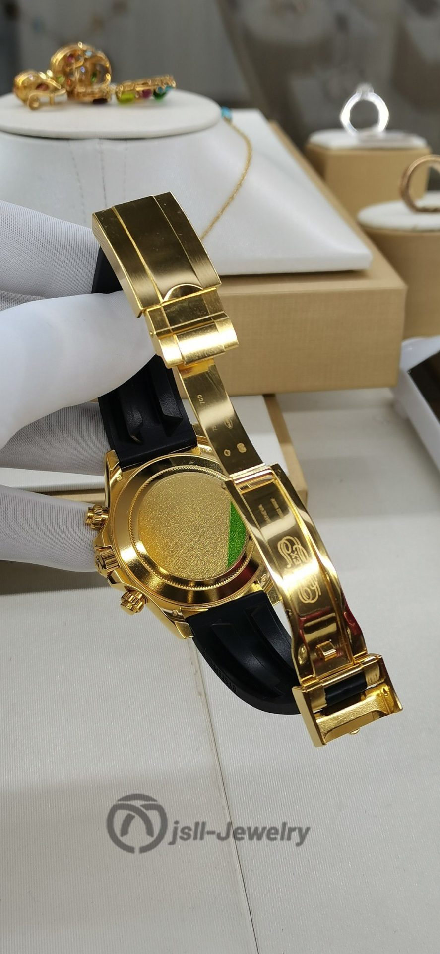 Jsll-Jewelry | Explosive Ditona, Gold Watch (gold plated)