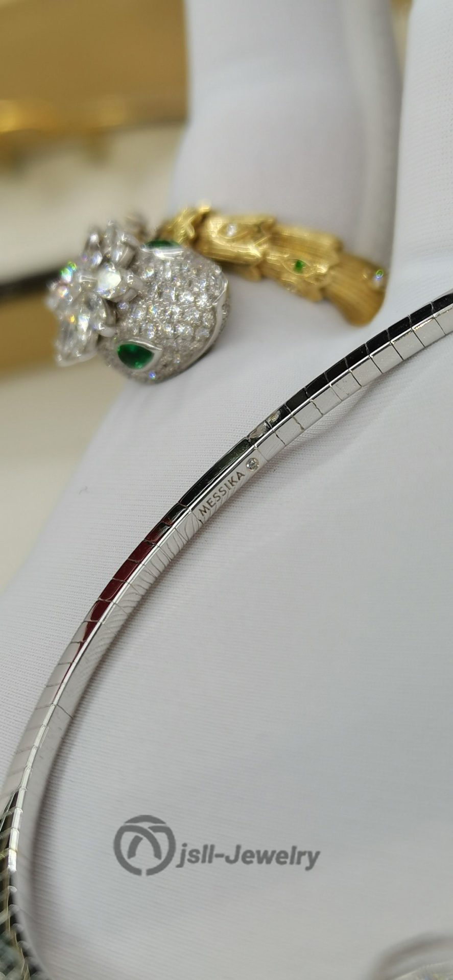 Jsll-Jewelry | 18K white gold with diamond bracelet