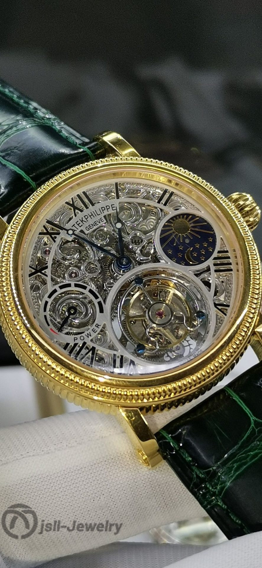 Jsll-Jewelry | Exclusive top craftsmanship, Swiss gold watch (gold plated)