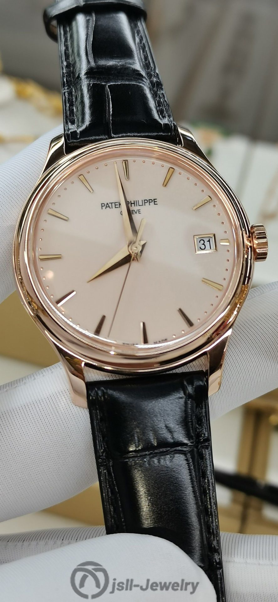 Jsll-Jewelry | 18K Rose Gold Classic Automatic Mechanical  Watch (Gold plated)