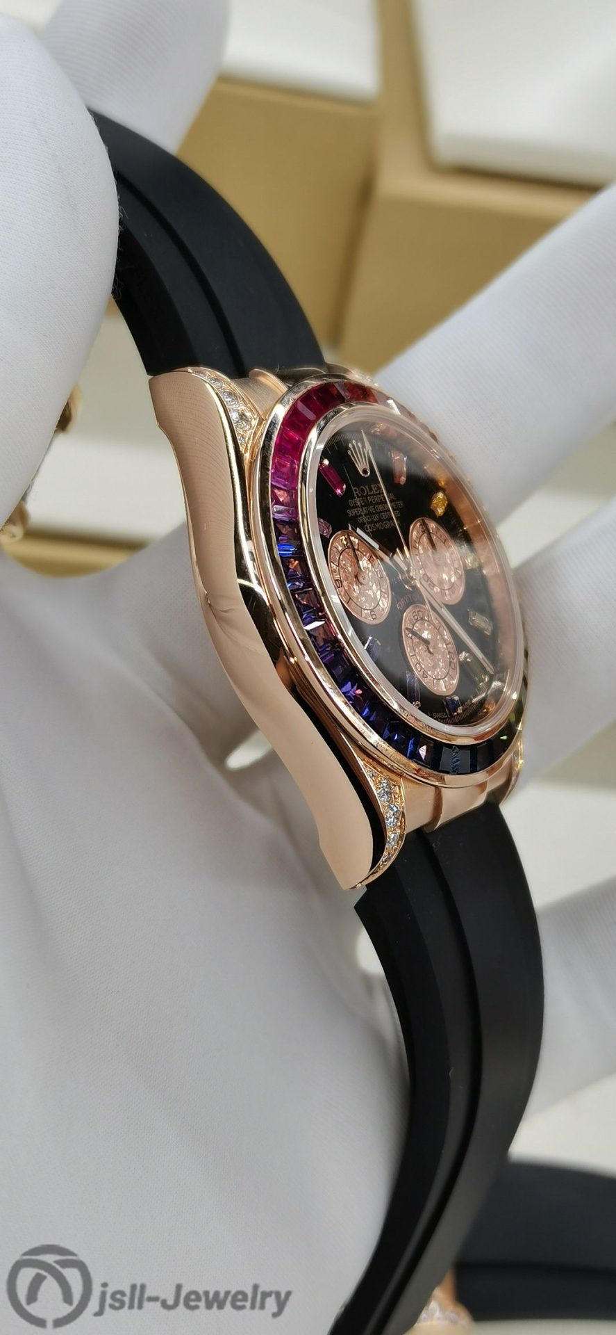 Jsll-Jewelry | Ditona Rainbow  Rose Gold Watch (Gold plated)