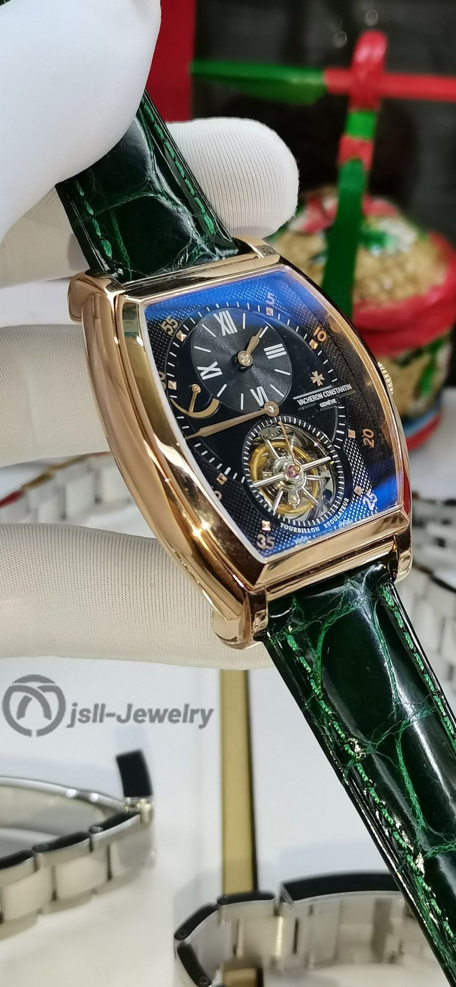 Jsll-Jewelry | Representative: Wine barrel, Malta 18K rose gold watch (gold plated)