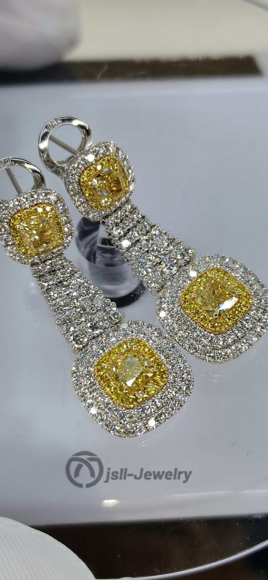 Jsll-Jewelry | Goddess fashion wear yellow diamond ear racket