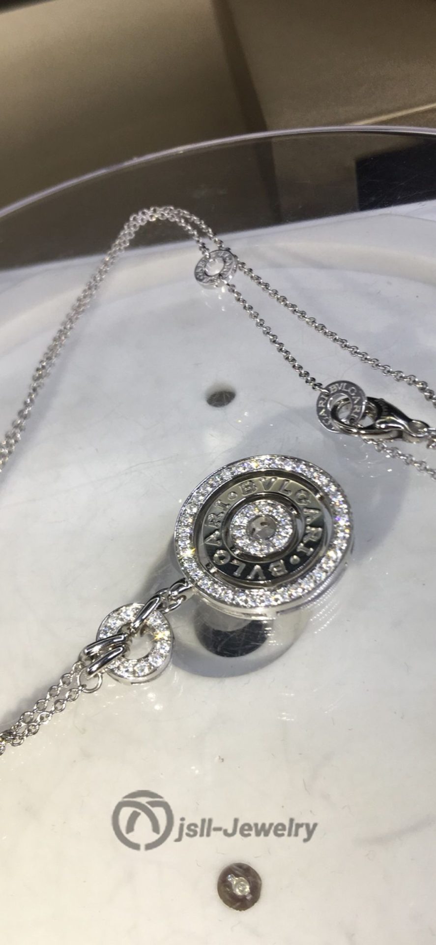 Jsll-Jewelry | 18k white gold deluxe necklace