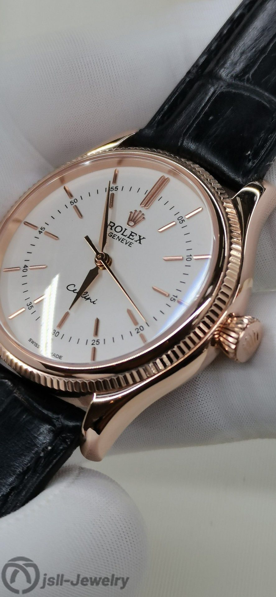 Jsll-Jewelry | Classic Three-Pin  Rose Gold Watch (Gold plated)